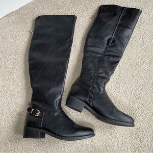 Black Over Knee Boots